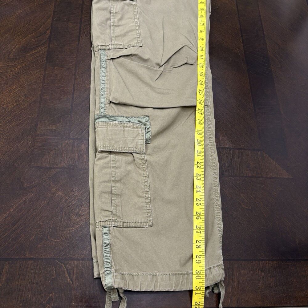 Vintage Abercrombie & Fitch Baggy Cargo Pants Womens Sz 10 Paratrooper 90s Y2K - Picture 9 of 10